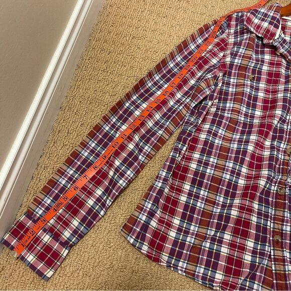 TNA Plaid Flannel Button-Up Red - Picture 16 of 16